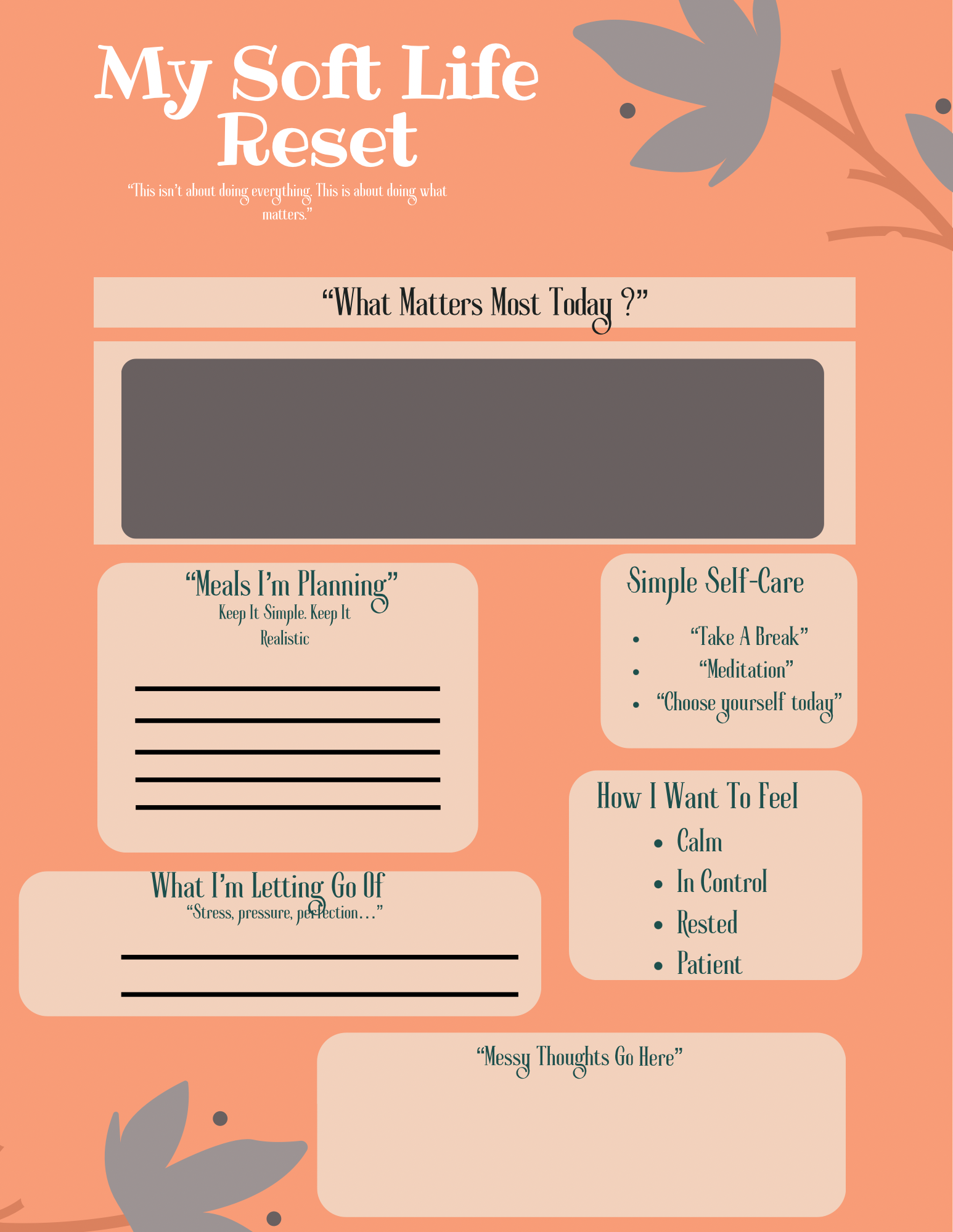 Choosing Peace Over Chaos | Healing Journey Quote for Women